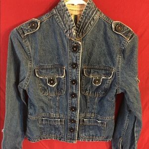 Cool button jean jacket